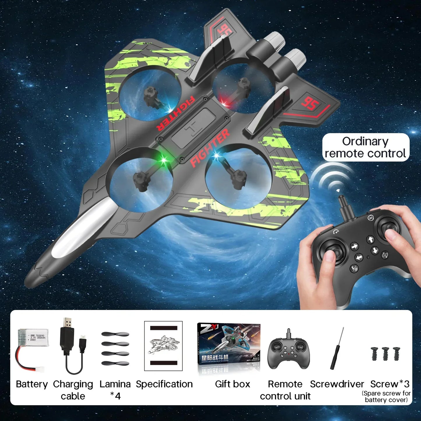 Norvo | Fighter Stunt Fjernkontroll Skum Jetfly