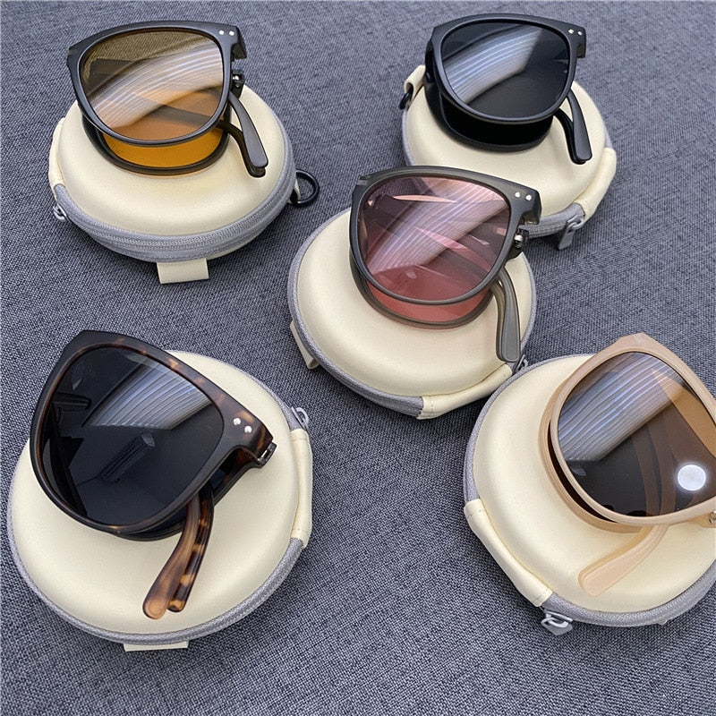 Norvo | Anti-UV Sammenleggbar Motefleks Klare Syn Sunglasses