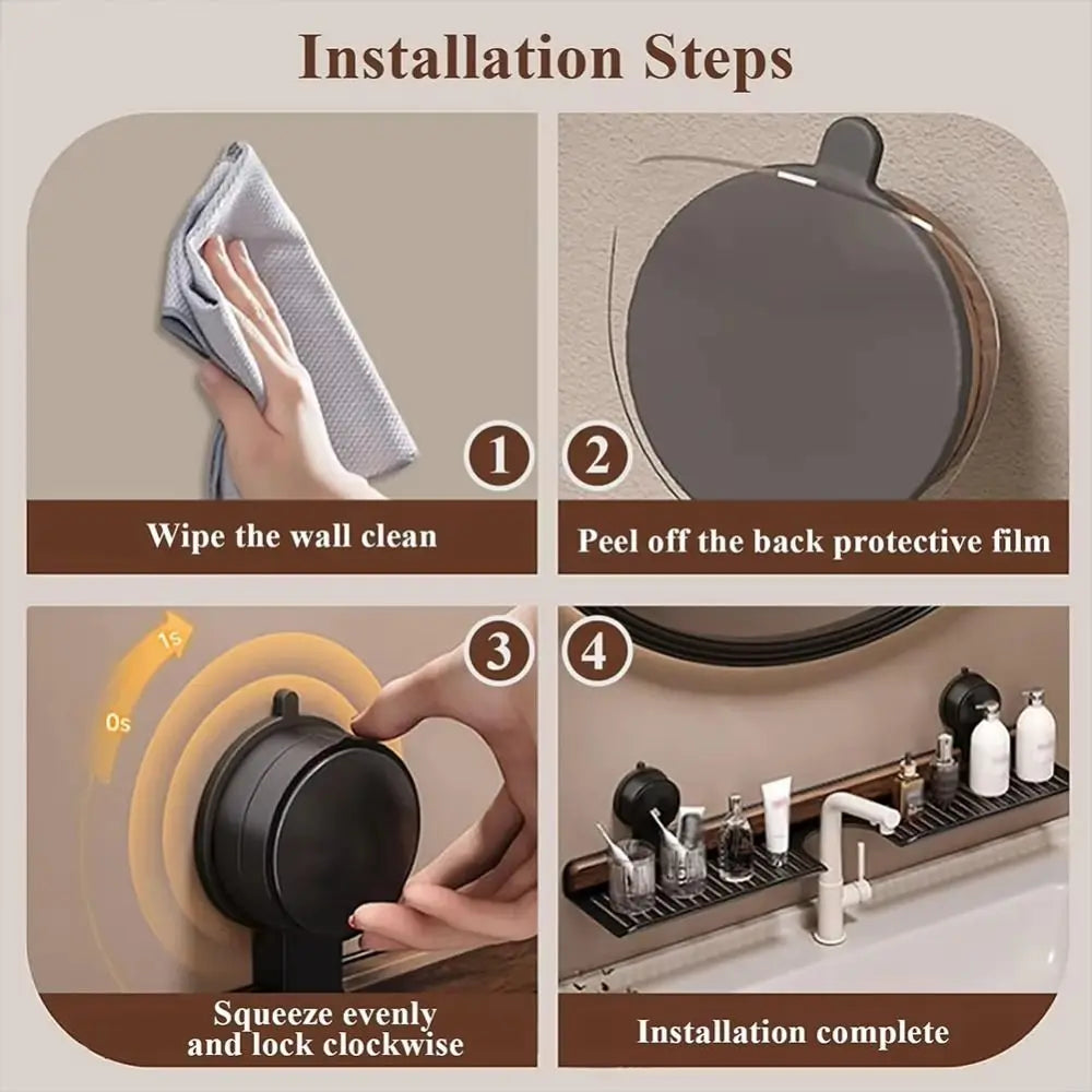 Norvo | Over Sink Sugekop Valnøtt Bad Hylle