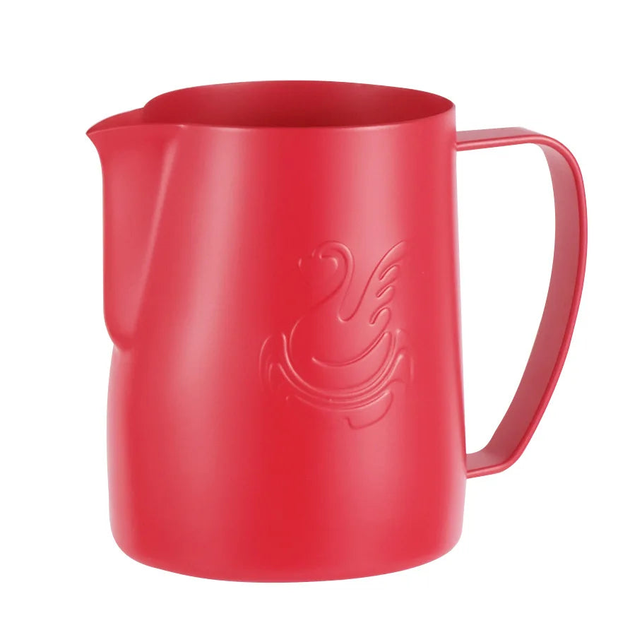 Norvo | 600ml rustfritt stål kaffekanne melkeskummer kopp kremfremstiller espresso latte kunst verktøy elegant svane
