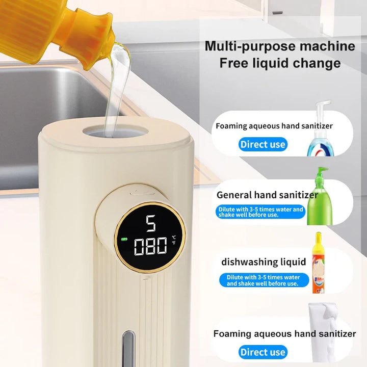 Norvo | LED Skjerm Bevegelsessensor Automatisk Såpe Skum Dispenser