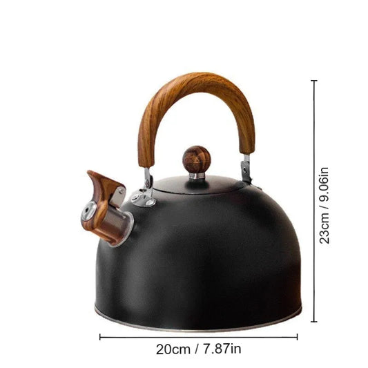 Norvo | 1 stk 2.5/3 l liter kjele laget av rustfritt stål, tykkelse kjele, gass induksjonskomfyr, universell kjele, kjele
