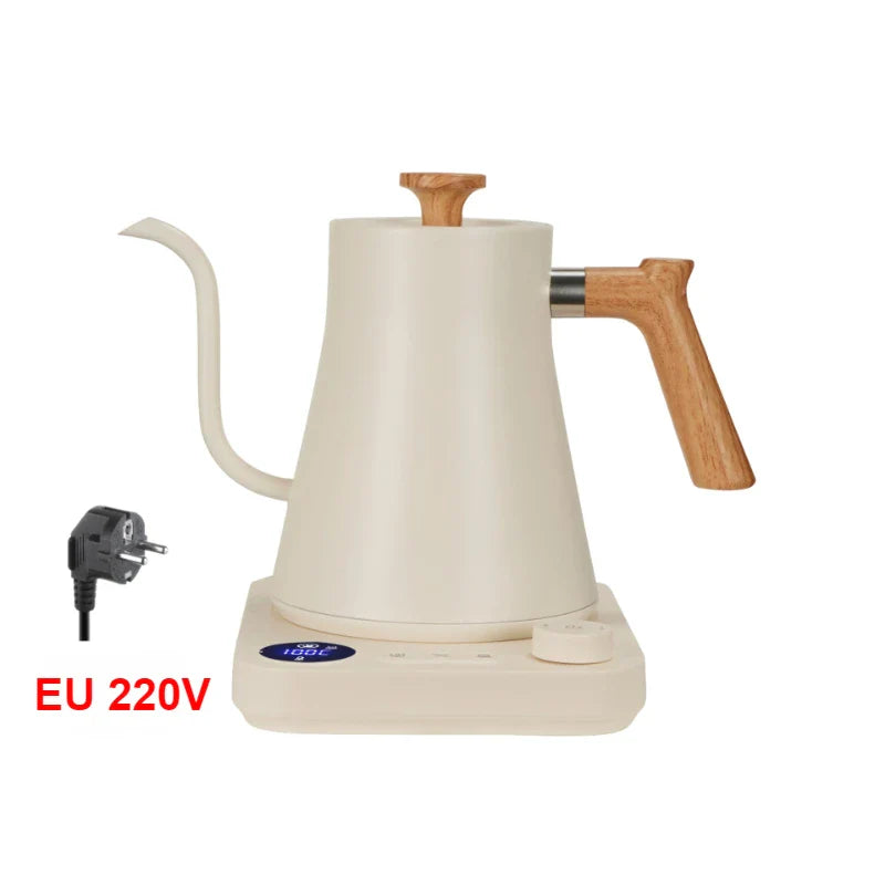 Norvo | 1200W Intelligent Elektrisk Vannkoker - Goose Neck Hånd Brygget Kaffe-kanne for Melkepulver & Presis Brygging