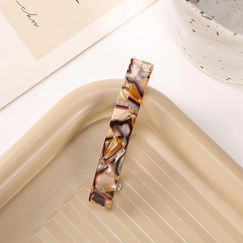 Norvo | Vintage-Inspirert Leopardmønster Acetat Hårklemmer