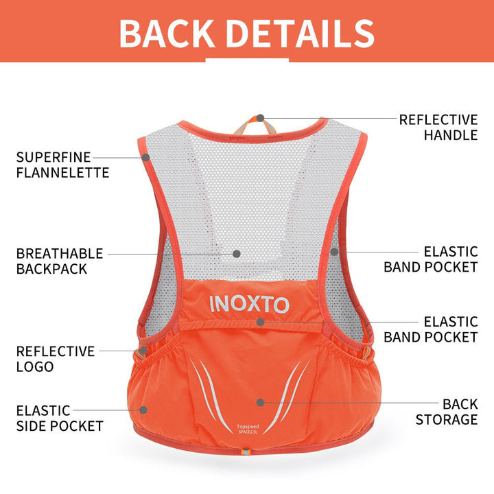 Norvo | Hike Racer Pustende Vest Løpe Ryggsekk