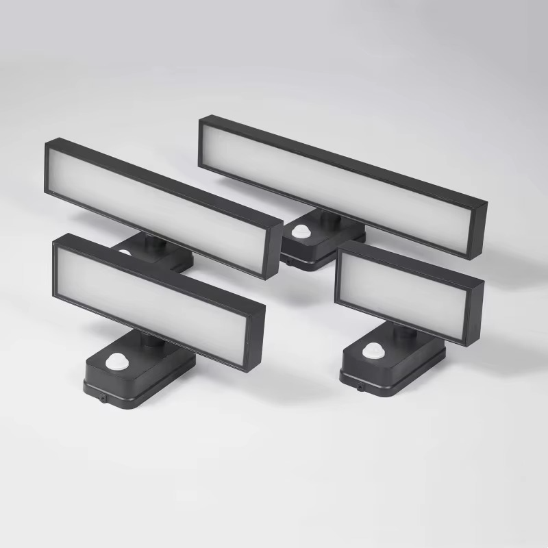 Norvo | Justerbar PIR Bevegelsessensor Utendørs Vegglampe - IP65 Vanntett, Ideell for Utvendig Inngang og Veranda