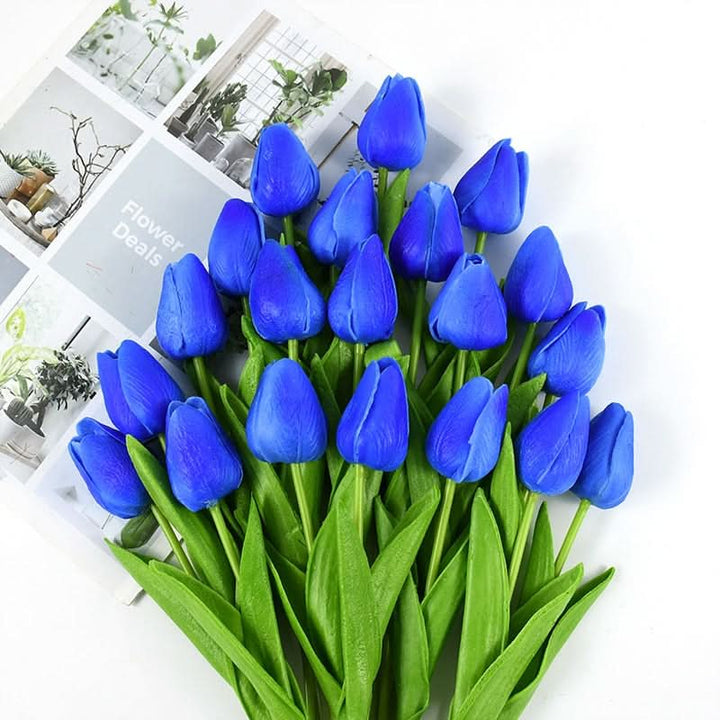 Norvo | Kunstig Tulipanbukett med Realistiske Livaktige Blomster