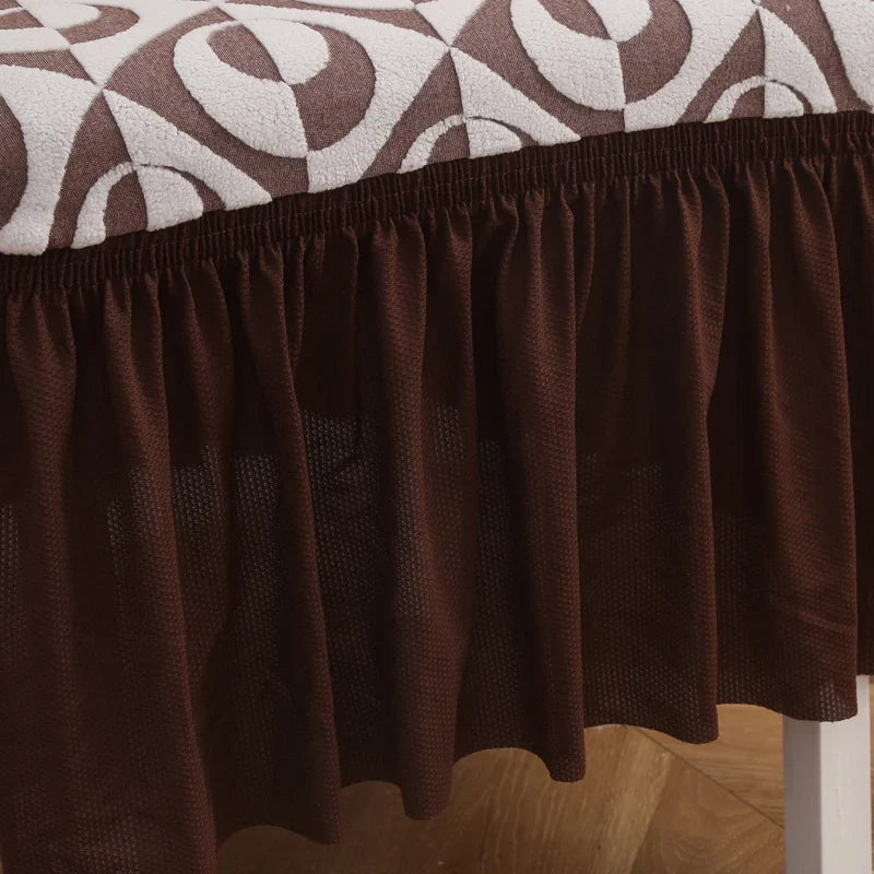 LuxRuffle | Elastisk stoltrekk med volang