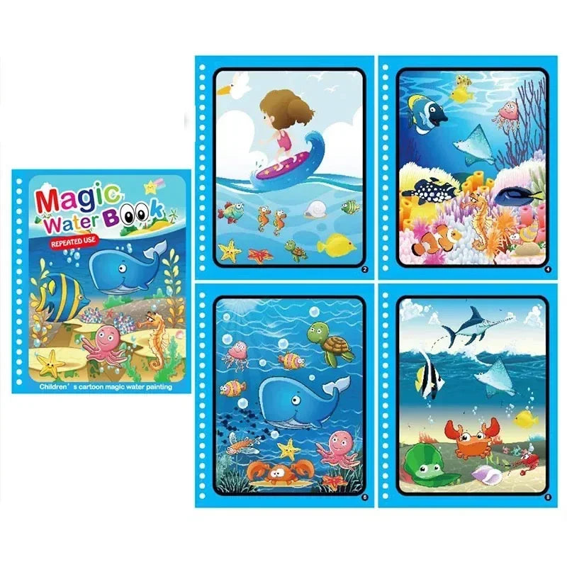 Norvo | Barn Gjenbrukbar Vann Malebok