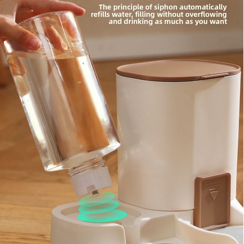 Norvo | Automatisk Mat- og Vann Dispenser for Kjæledyr