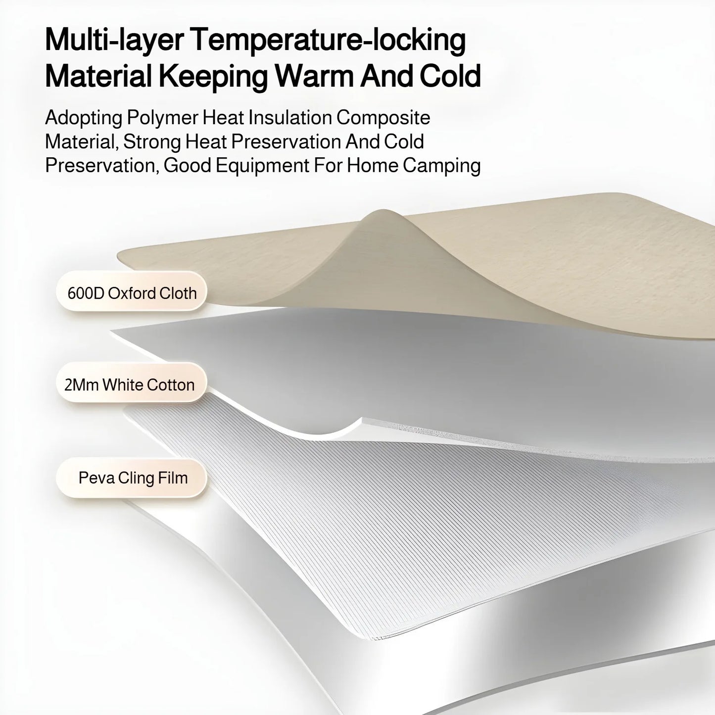 Norvo | Innebygd Kjølebag Bærbar Foldbar Utendørs Stol