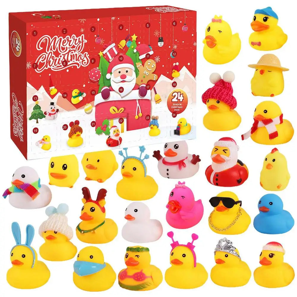 Norvo | DuckMagic – Adventskalender 2025 med 24 Gummiganer – Juleutgave
