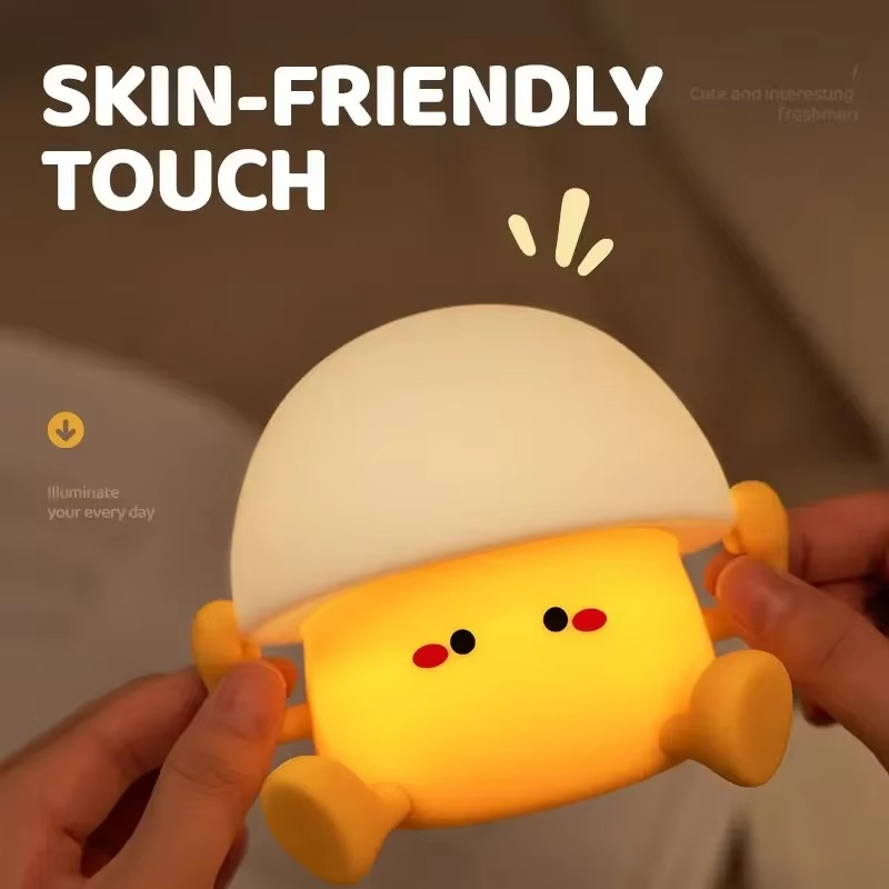 Norvo | Sjarmerende sopp & eggeplomme LED nattlys