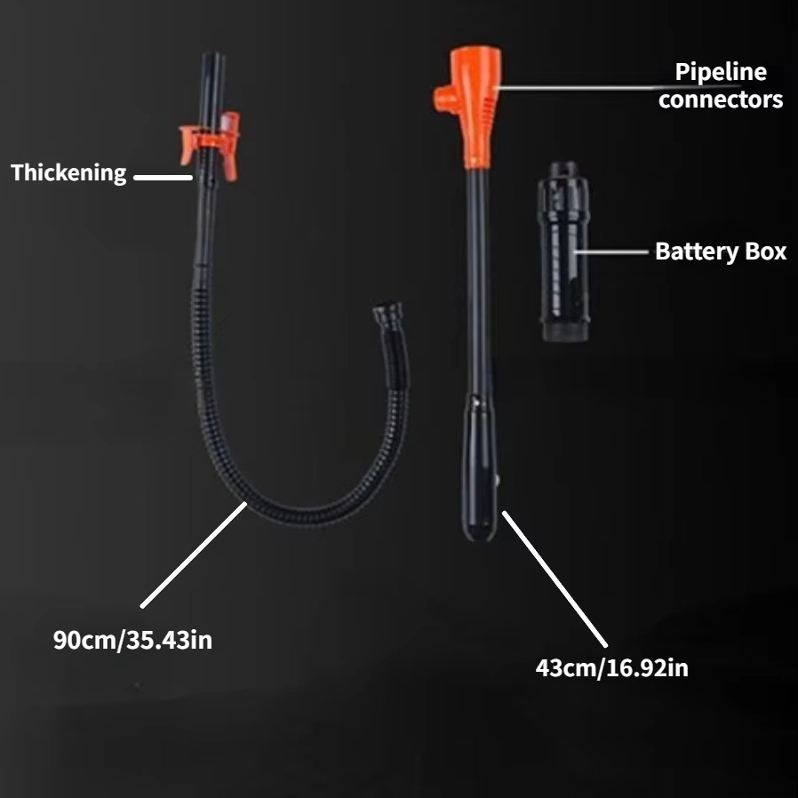Norvo | Bærbar batteridrevet oljetransferpumpe med fleksibel slange