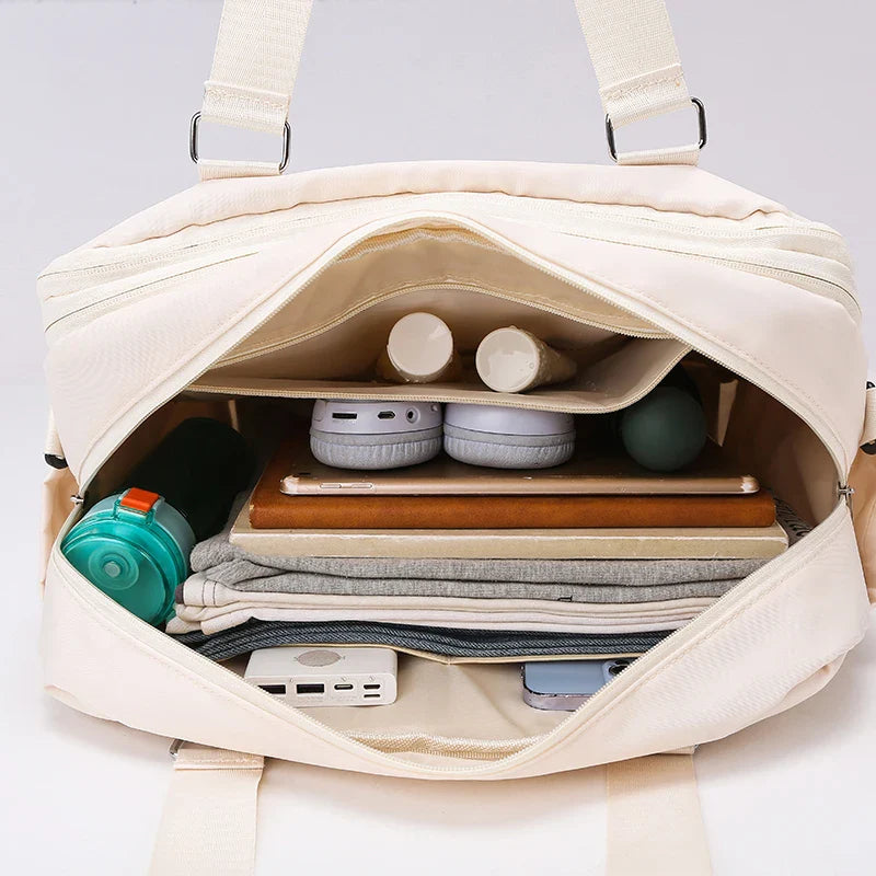 Norvo | LuganoPack Reisesekk Stor | Utskiftbar & Flerlags | Kabinbagasje & Helgetreiseveske | God plass til oppbevaring