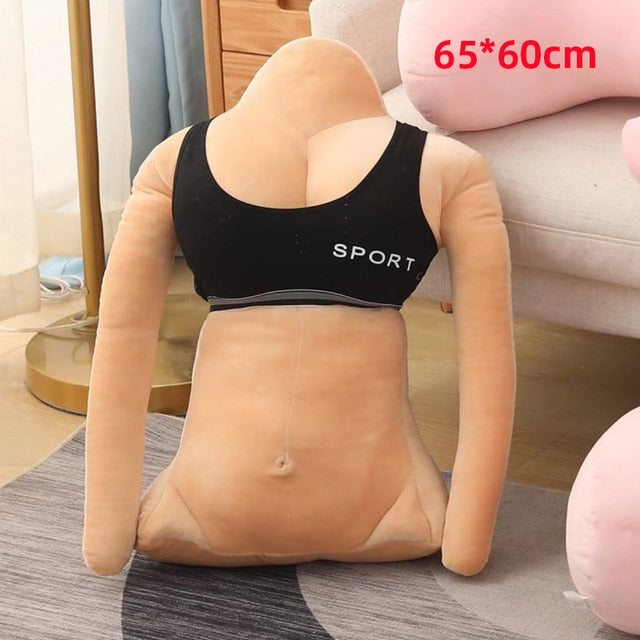 Norvo | Muskelmann Sterk Kosedyr Body Pillow Pute