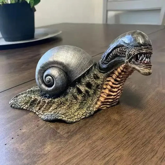 Norvo | Variasjon Snegle Statue, Resin Evil Snegle Skulptur Alien Elskerens Nye Favoritt Hjemmekontor Dekorasjon Hage Utendørs Dekorasjon
