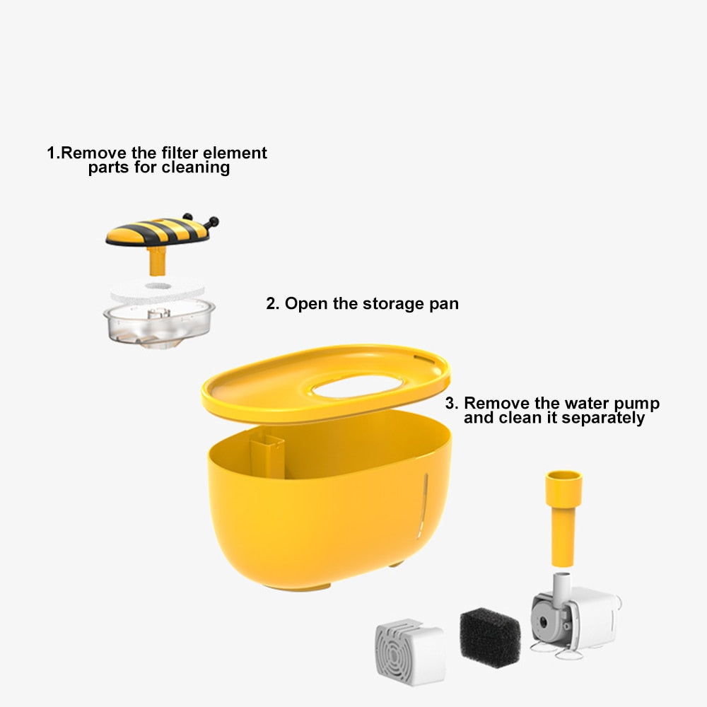 Norvo | Honey Flow Pet Automatisk Vannfontene