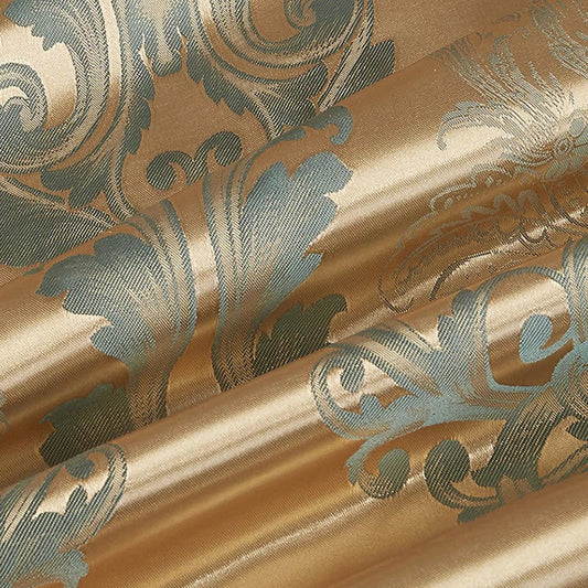 Norvo | Satin Rayon Jacquard Dynebeskytter Sett 264x229cm – Luksus Sommer Sengetøy for Komfortabel Søvn & Hjemmedekorasjon
