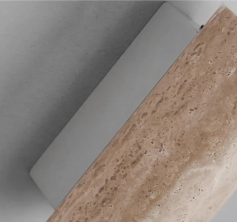 Norvo | Moderne Naturlig LED Vegglampe laget av Travertin