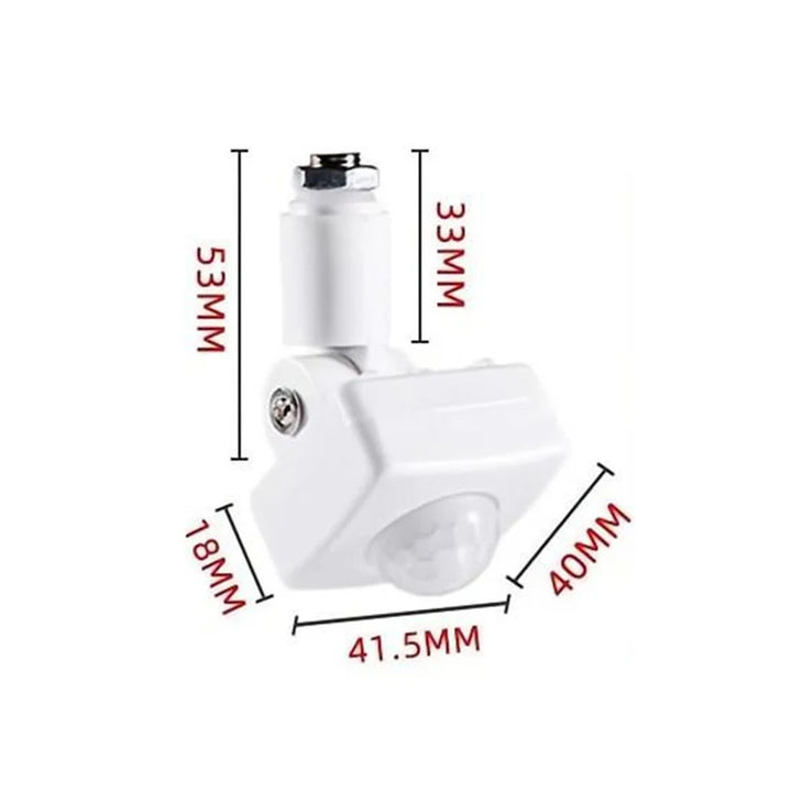 Norvo | Bevegelsessensor LumaGuard PIR | IP65 Vanntett | 85–265V | Justerbar LED-bryter og skumringssensor