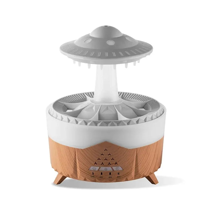 Norvo | UFO Luftfukter | Ultralyd Aromaterapi Diffuser med Fjernkontroll - Grosven