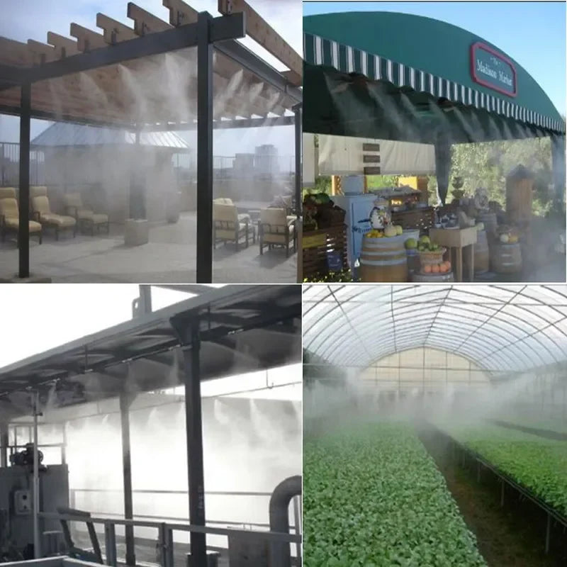 Norvo | Vanningssystem for hagen – Dryppvanningssett med justerbart spruhode og tilbehør