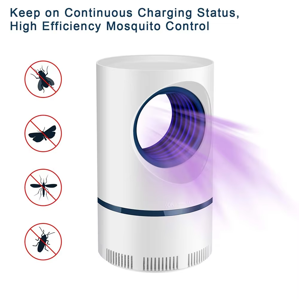 Norvo | USB-drevet elektrisk mygg- og insektdreperlampe med LED-lysfelle