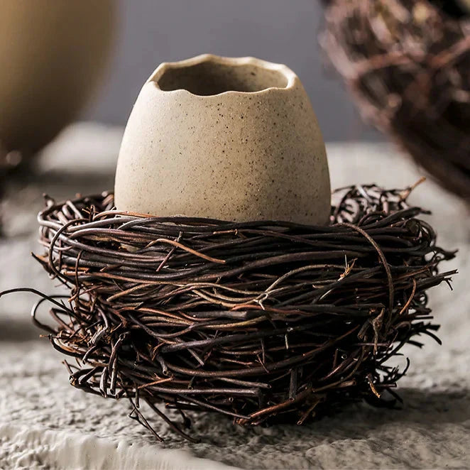 Norvo | Kreativ Keramisk Fuglerede Eggshell Skål