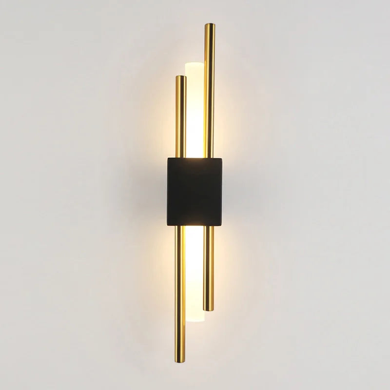 Norvo | Moderne LED Vegglampe: Innendørsbelysning for Hjem, Soverom, Nattbord, Stue, Hotell og Gangdekorasjon