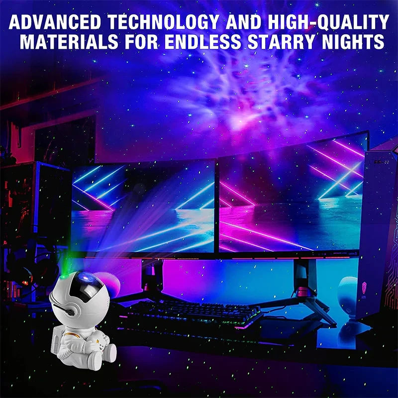 Norvo | Astronaut LED-projektor, Galakse, Stjerner, Himmel