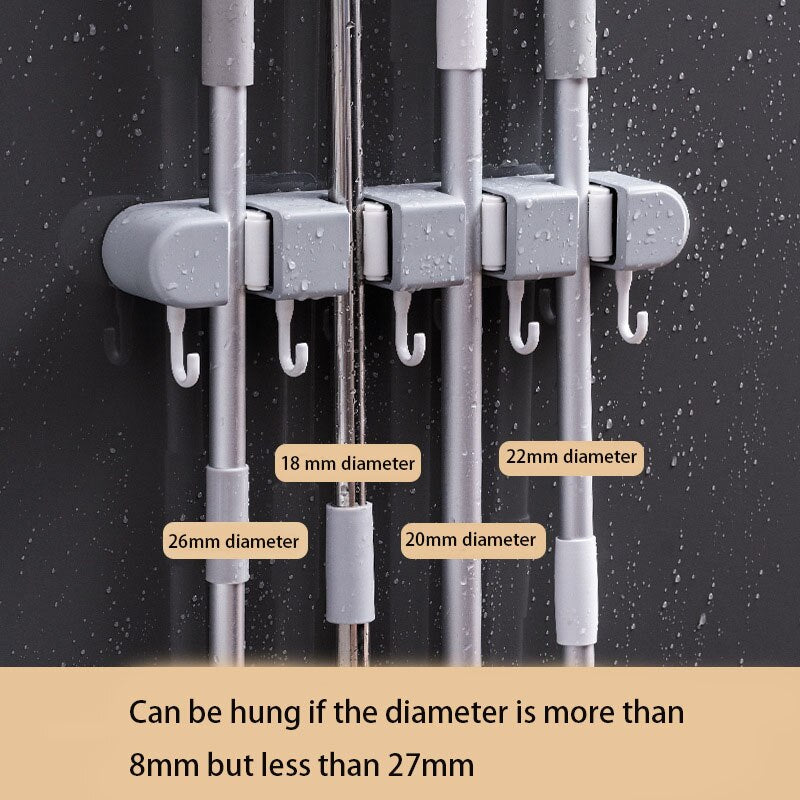 Norvo | Ultra Clean Veggmontert Moppoppbevaringskrok