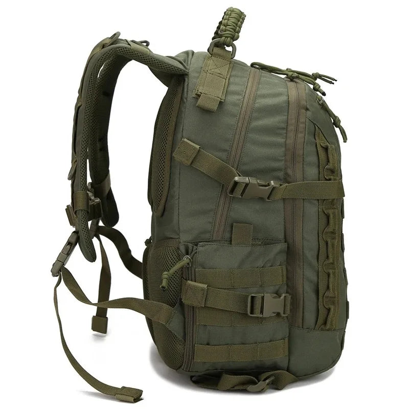 Norvo | TrekNexus 35 L Tursekk for Menn | Taktisk Tursekk 48 × 33 × 22 cm | Utendørs Camping, Fisking, Jakt & Sport med MOLLE System