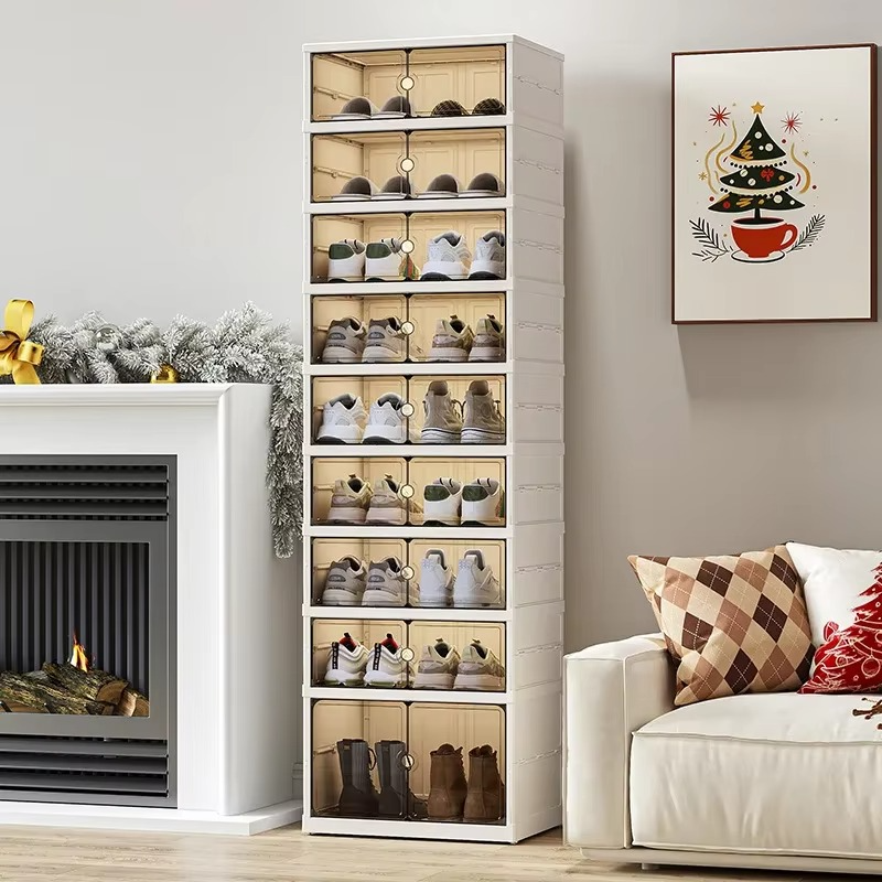 Norvo | Transparent Flernivå Skoholder med Stor Kapasitet