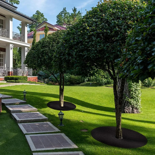 Norvo | Weed fleece tree disk – Pustende rotbeskyttelsesmatte for hage og planter