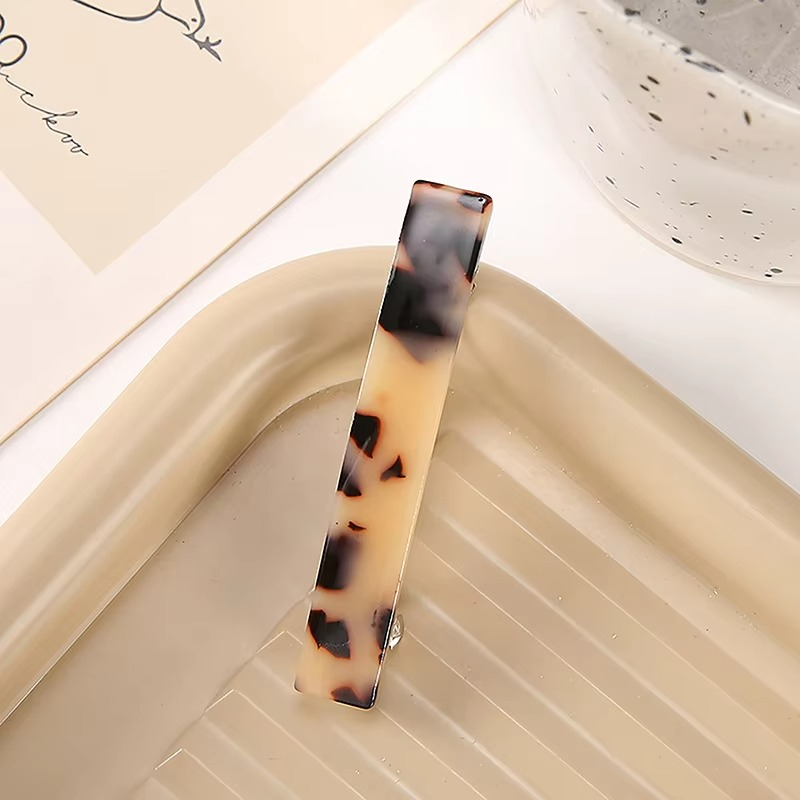 Norvo | Vintage-Inspirert Leopardmønster Acetat Hårklemmer