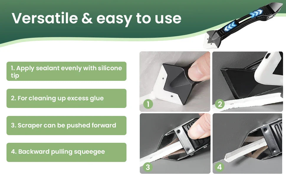 Norvo | 9 i 1 Fugemassefjerner Verktøy