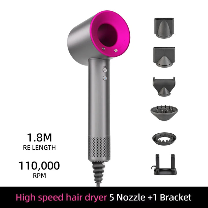 Norvo | Ion Hårføner | 200 Million Negative Ions | Intelligent Temperaturkontroll | 110,000 RPM