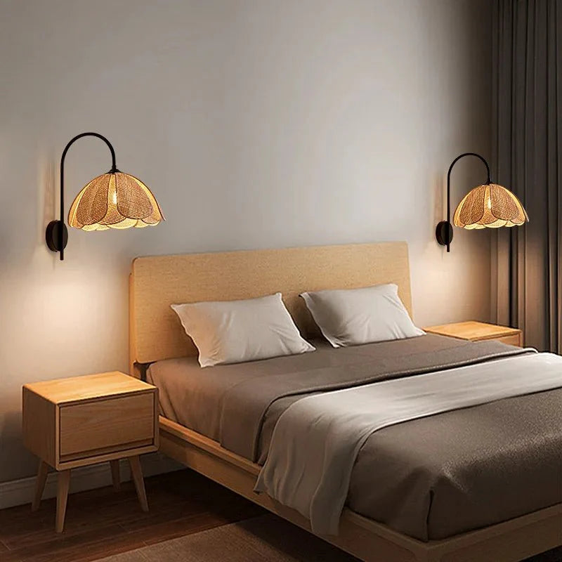 Norvo | LumaFlora - Elegant rotbanglampe - Varm blomsterlig atmosfære