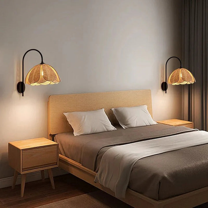 Norvo | LumaFlora - Elegant rotbanglampe - Varm blomsterlig atmosfære