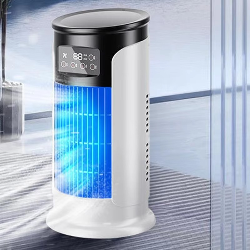 Norvo | Bærbar Luftkondisjoneringsvifte med Timer og 10 oz Vanntank for Stillegående Romkjøling