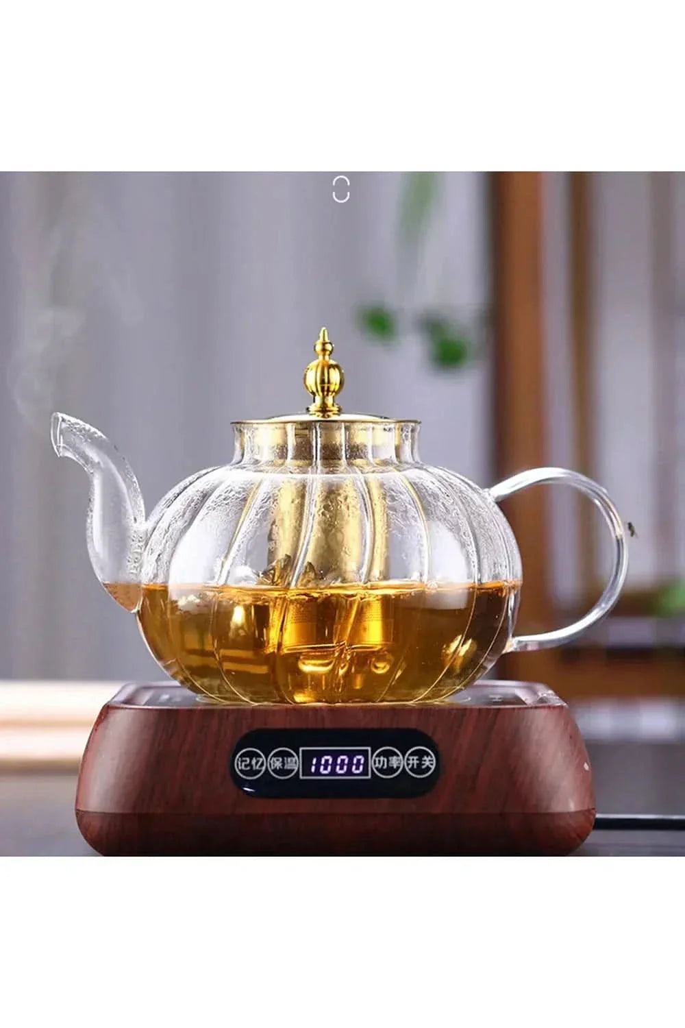 Norvo | Glasset tekanne med infuser og lokk for løs te
