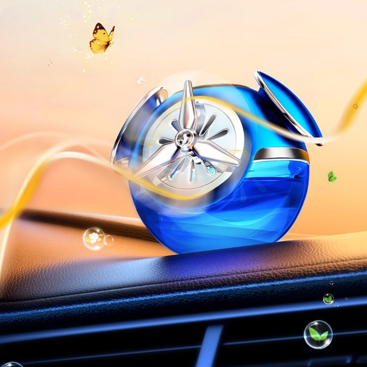 Norvo | Roterende Parfyme Solar Aromaterapi Bil Luftfrisker