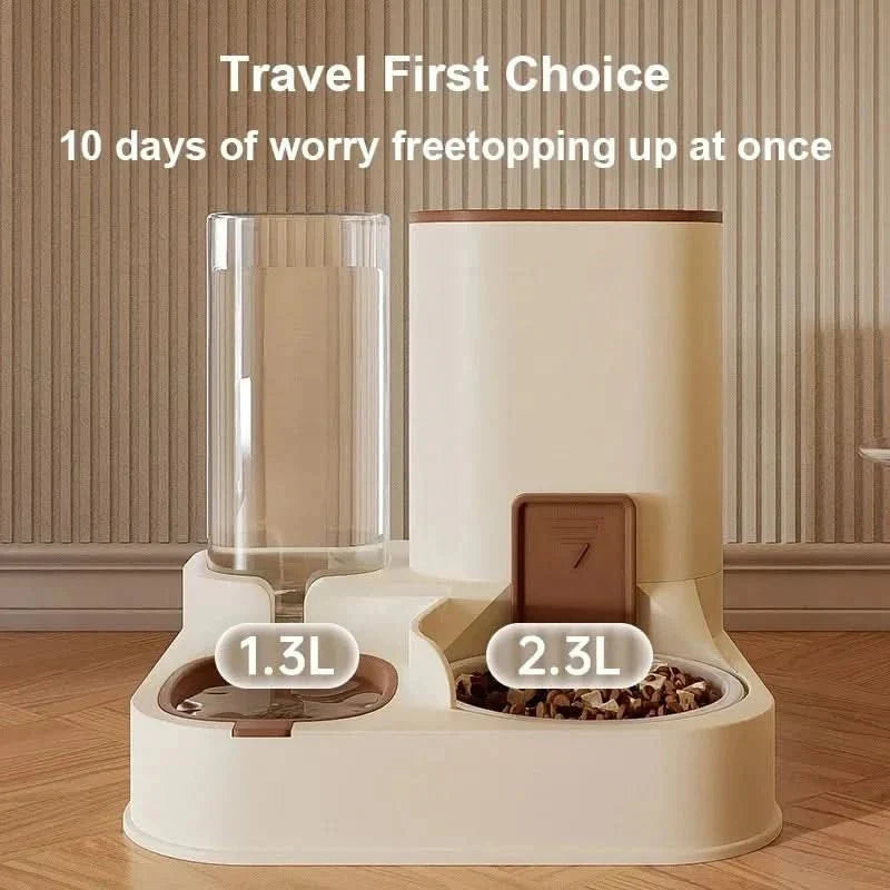 Norvo | Automatisk Mat- og Vann Dispenser for Kjæledyr