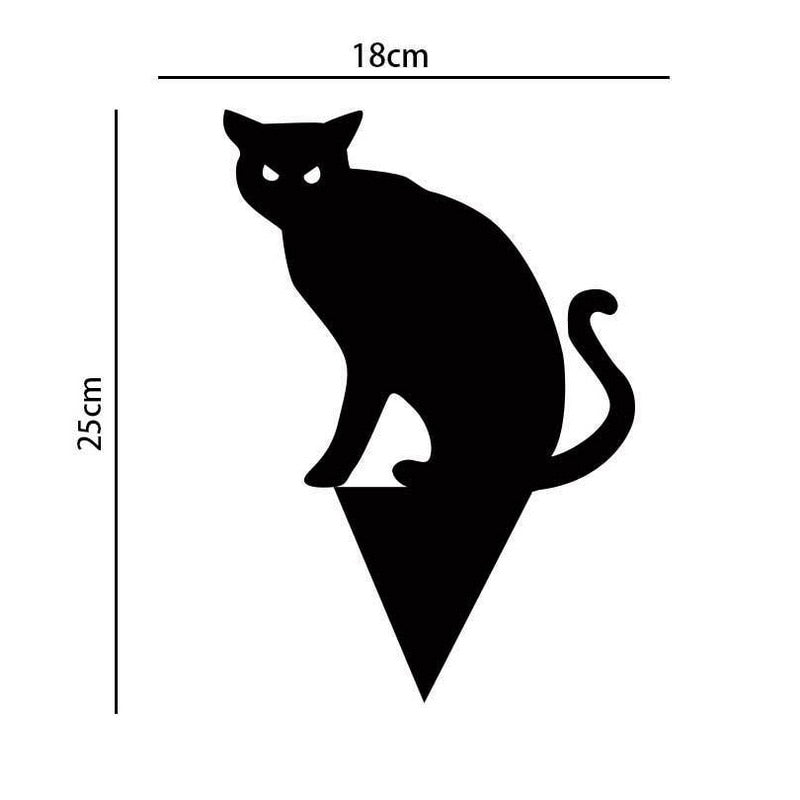 Norvo | 3Pcs Svart Katt Hage Ornamenter