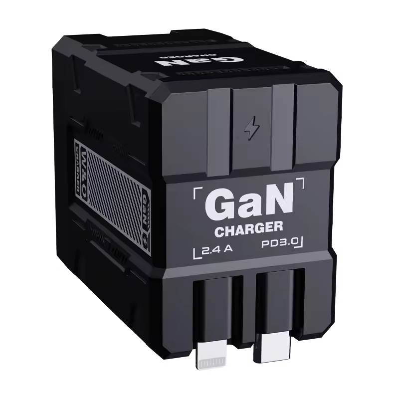 Norvo | Superrask GaN mobil lader med dobbelt USB-port