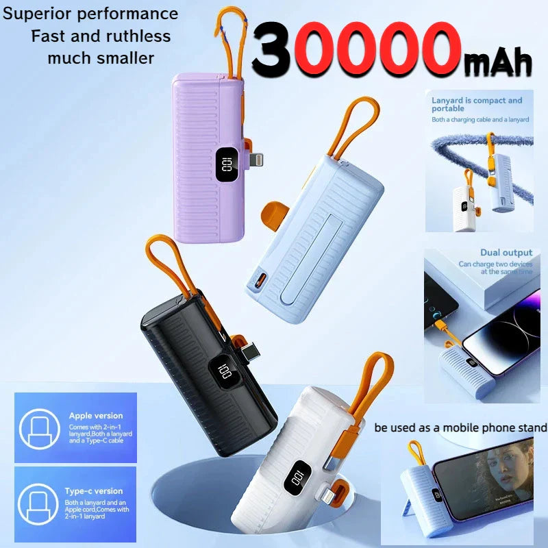 Norvo | Bidiraksjonal Digital Skjerm Ultra-Lang Batterikraftbank
