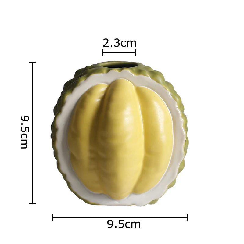 Durian-formet keramik vase | Norvo
