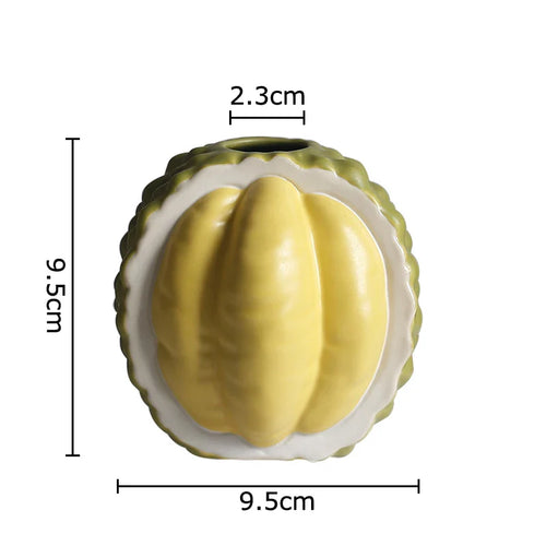 Durian-formet keramik vase | Norvo