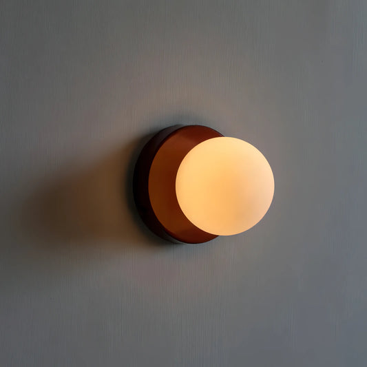 Norvo | Nereo - Minimalist Farget Mini Glass Nordisk Vegglampe